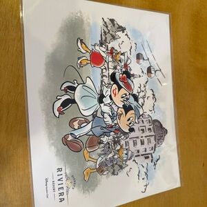 Disney Vacation Club Riviera Resort Art Print 8x10 new.